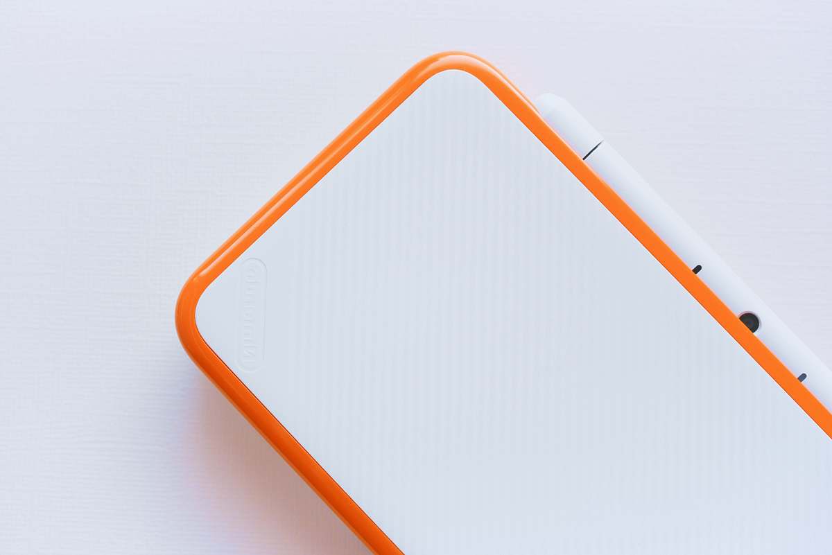 games orange and black metal frame video games